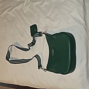 Green Kate Spade leather bag